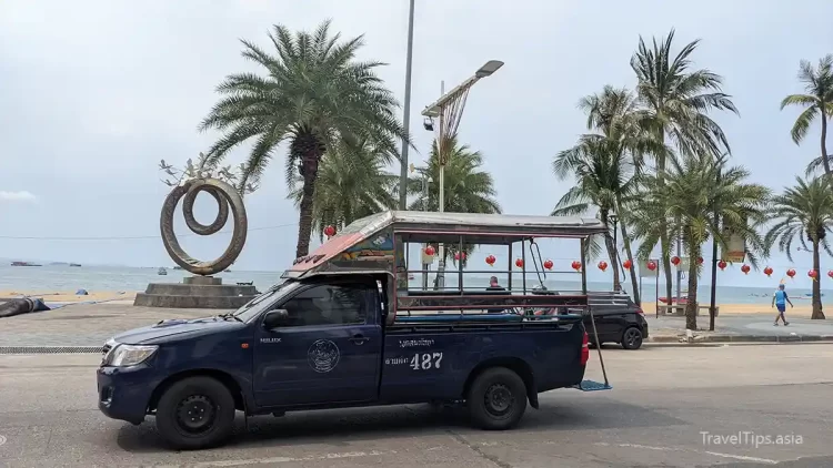 pattaya travel tips transportation baht bus